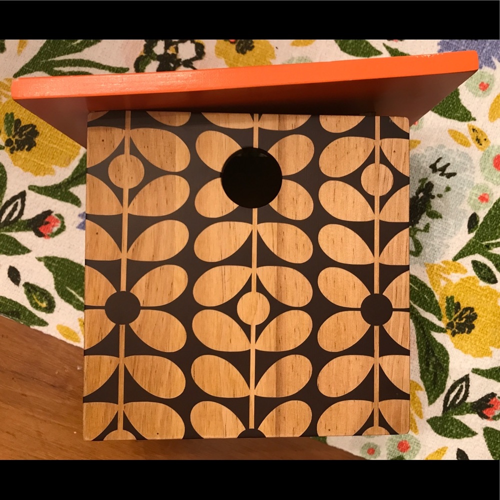 Orla Kiely 60s Stem Wooden Birdhouse